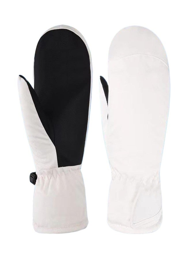 Vikodah Winter Cold Weather Mittens Warm Water-proof Sherpa Fleece Lined Ski-Gloves for Women Men S/M